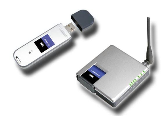 Linksys WRT54GC+WUSB54GC - Wifi-router (G) + USB adapter - Kattintson a képre a bezáráshoz