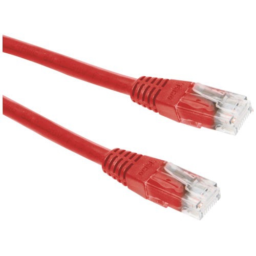 Delta Networks Patch kábel UTP Cat5e 5 méter piros - Kattintson a képre a bezáráshoz