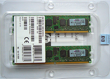 HP 343056-B21 2GB (2x1gb kit) REG ECC PC2-3200 memória - Kattintson a képre a bezáráshoz