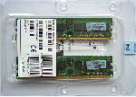 HP 343056-B21 2GB (2x1gb kit) REG ECC PC2-3200 memória